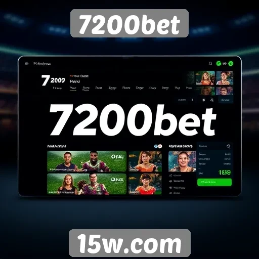 Interface do usuário do 7200bet é intuitiva